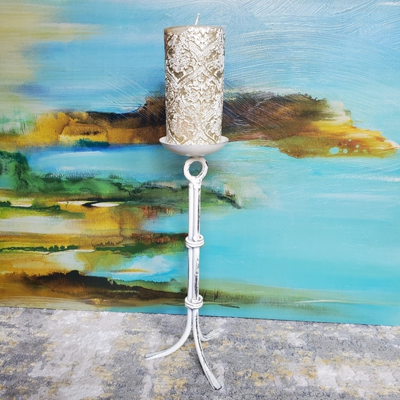 None Other - Shabby Chic Vintage Inspired Candle Holder